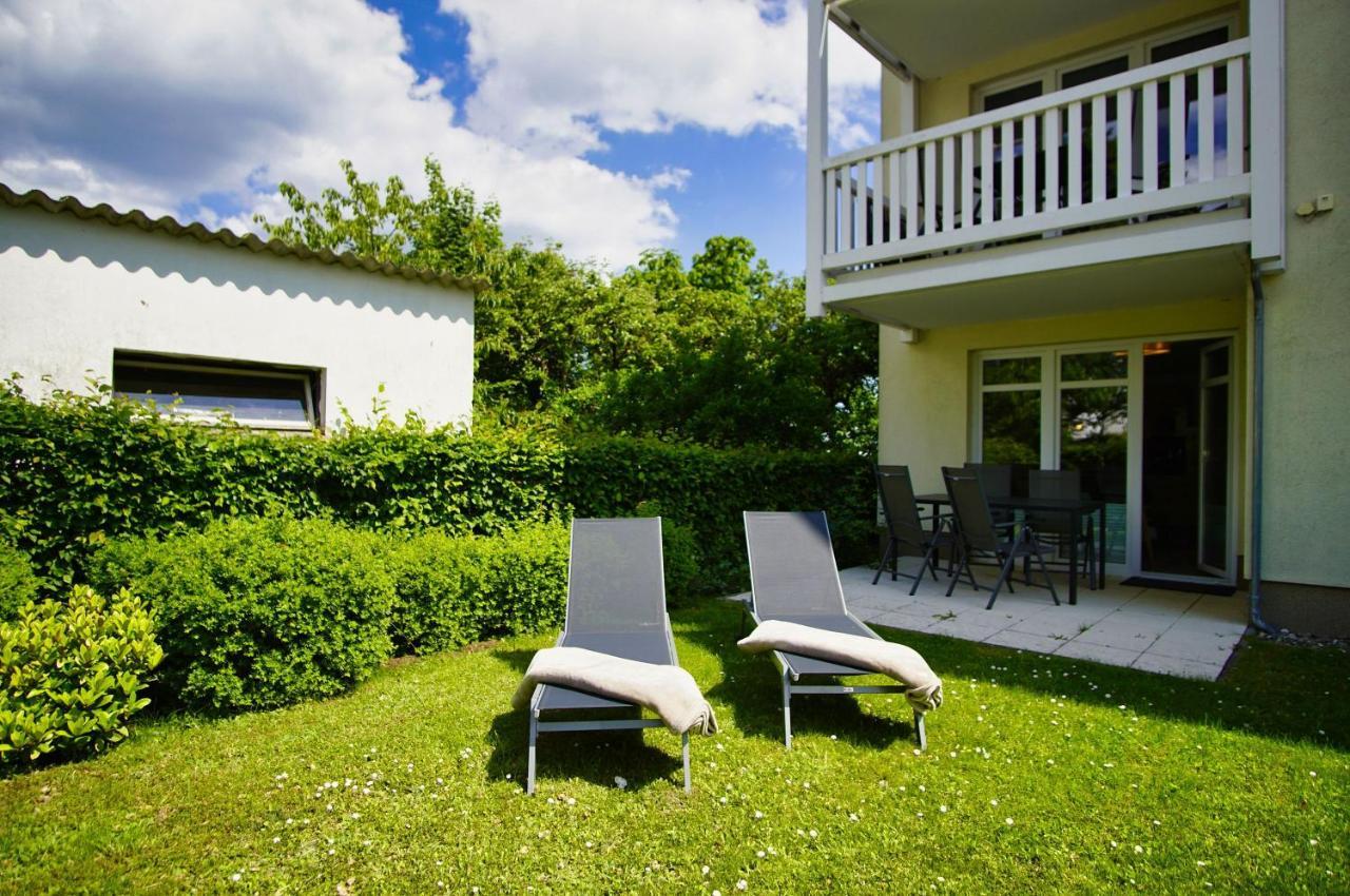 Terrasse, Gratis Nutzung Vom Ahoi Erlebnisbad Und Sauna In Sellin - Meeresblick Fewo 77 Goehren  Esterno foto