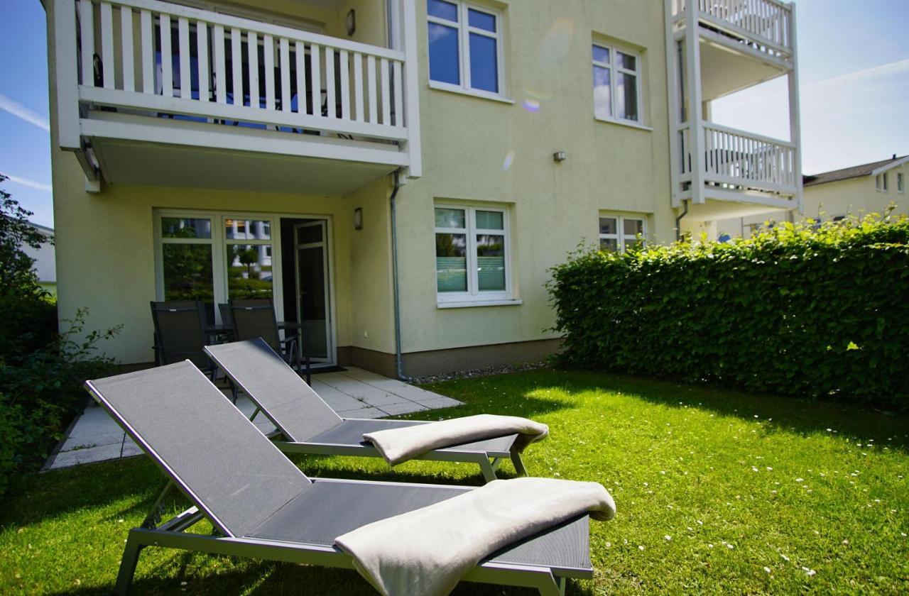 Terrasse, Gratis Nutzung Vom Ahoi Erlebnisbad Und Sauna In Sellin - Meeresblick Fewo 77 Goehren  Esterno foto